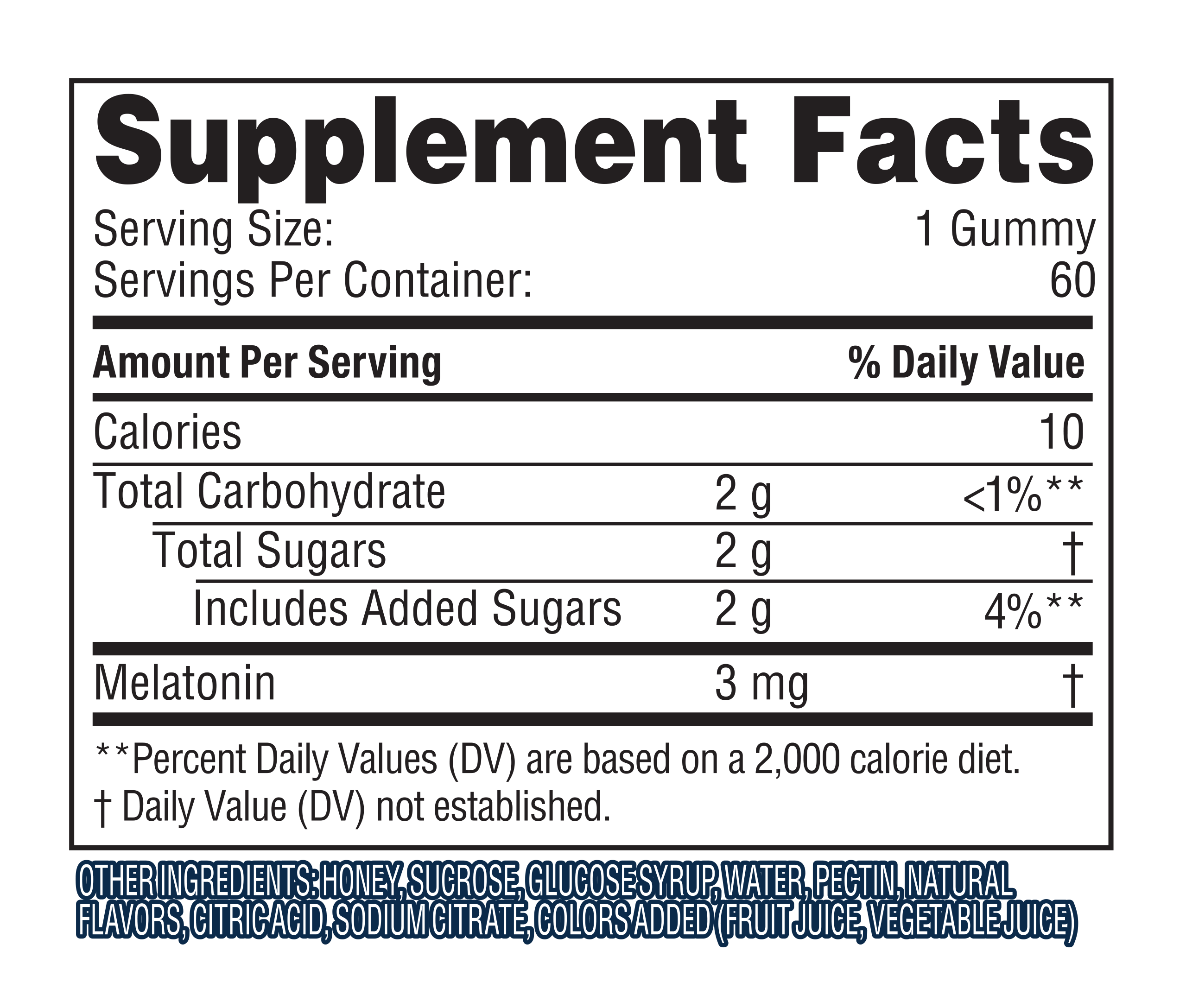 Supplement facts