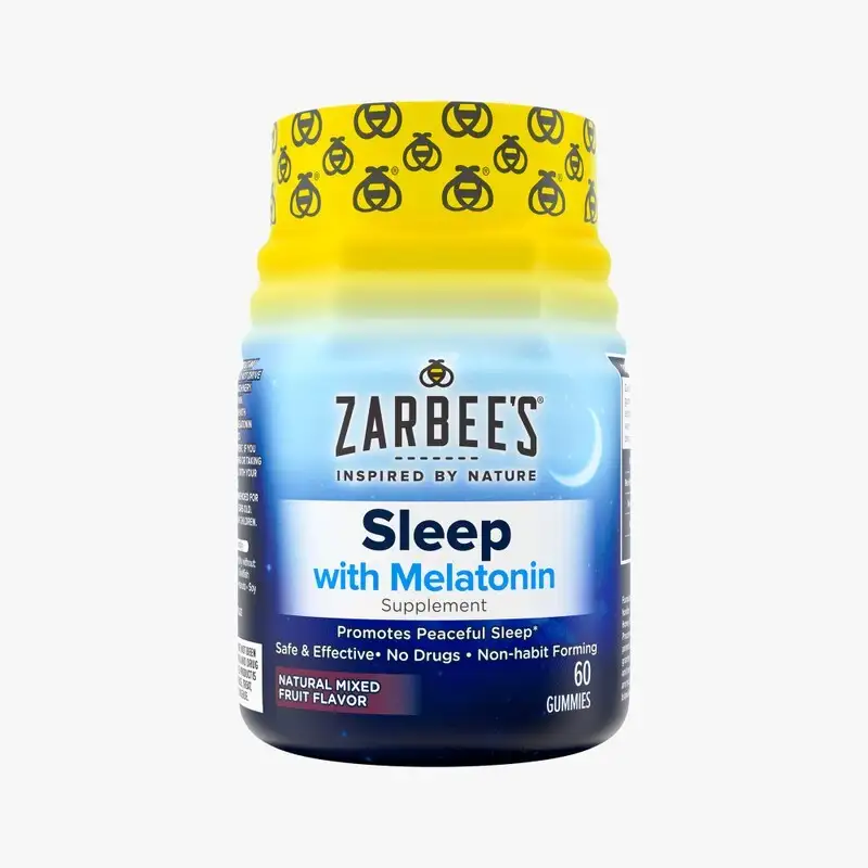 Front of Zarbee's® Sleep Melatonin gummies bottle